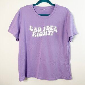 Olivia Rodrigo Purple T--Shirt - Size Large